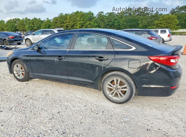 5NPE24AF3HH587139 2017 HYUNDAI SONATA Black უკანა მარცხენა