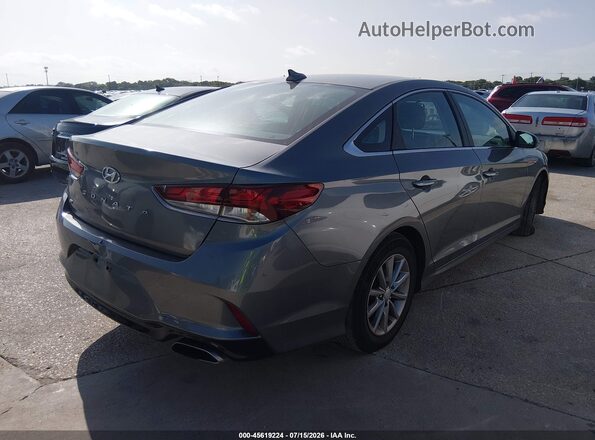 5NPE24AF3JH650391 2018 HYUNDAI SONATA Серый Задняя правая четверть