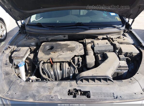 5NPE24AF3JH650391 2018 HYUNDAI SONATA Серый Вид сзади