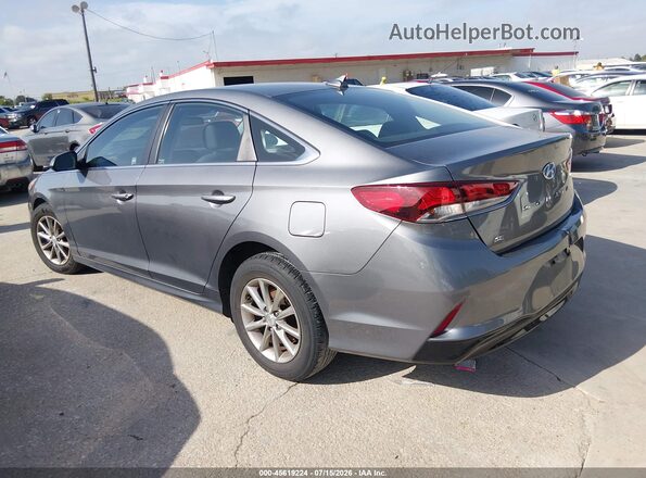 5NPE24AF3JH650391 2018 HYUNDAI SONATA Серый Задняя левая четверть