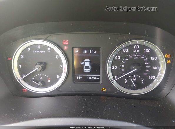 5NPE24AF3JH650391 2018 HYUNDAI SONATA Серый Вид задних сидений