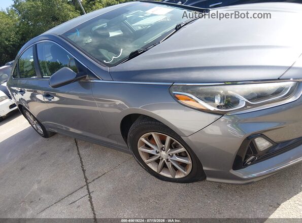 5NPE24AF3JH650391 2018 HYUNDAI SONATA Серый Вид задней части салона