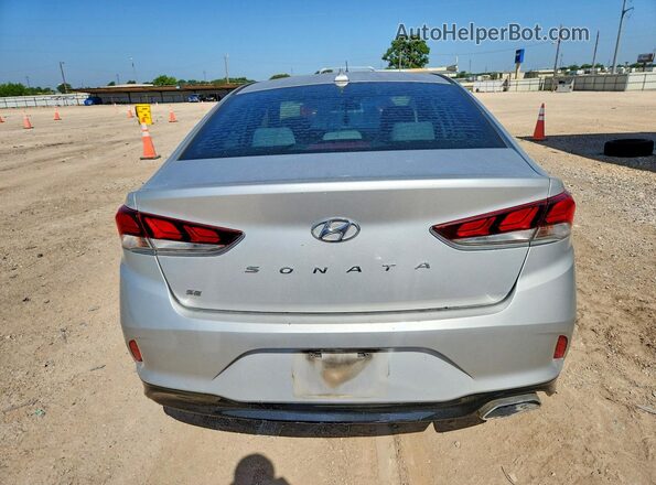 5NPE24AF3JH694746 2018 HYUNDAI SONATA Silver Вид ззаду