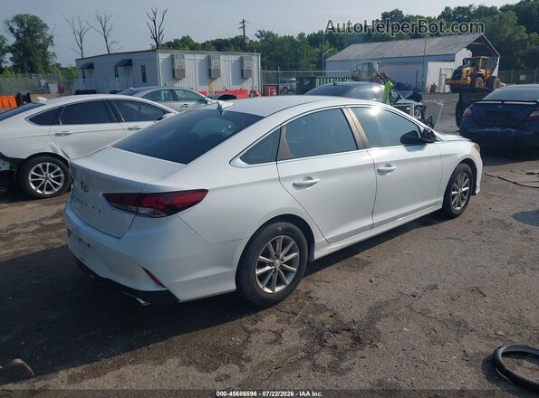 5NPE24AF3KH746183 2019 HYUNDAI SONATA Белый Задняя правая четверть