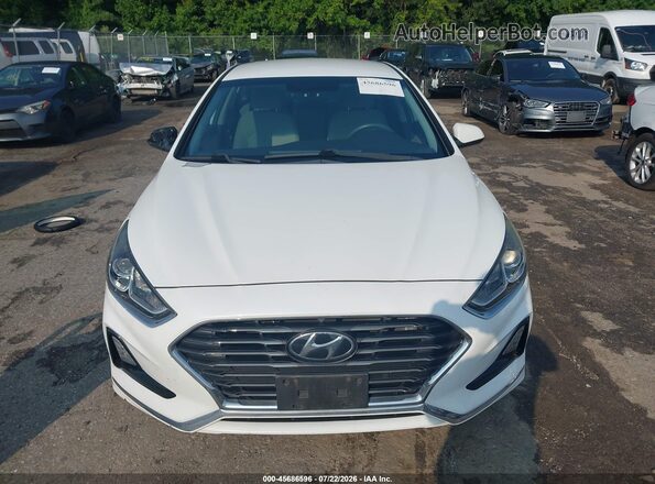 5NPE24AF3KH746183 2019 HYUNDAI SONATA Белый Вид щитка приборов