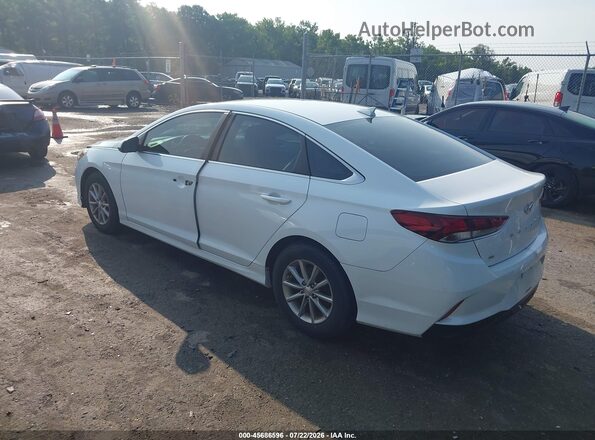 5NPE24AF3KH746183 2019 HYUNDAI SONATA Белый Задняя левая четверть