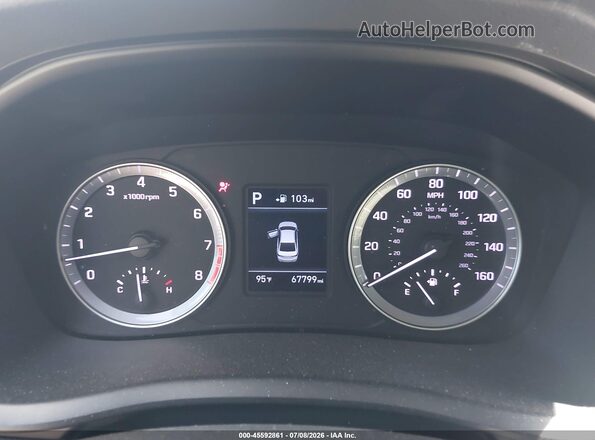 5NPE24AF3KH752095 2019 HYUNDAI SONATA Gray Vista de los asientos traseros