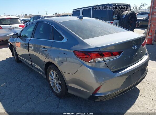 5NPE24AF3KH752095 2019 HYUNDAI SONATA Gray Trasero izquierdo