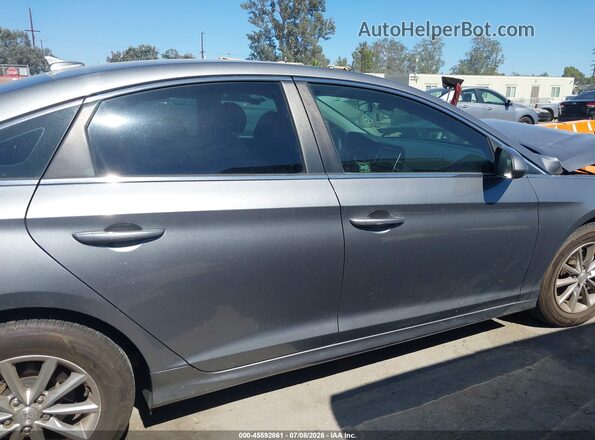 5NPE24AF3KH752095 2019 HYUNDAI SONATA Gray Vista interior trasera