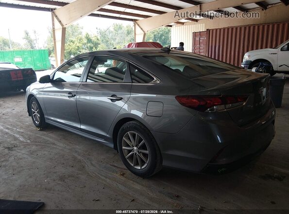 5NPE24AF3KH757622 2019 HYUNDAI SONATA Gray Trasero izquierdo
