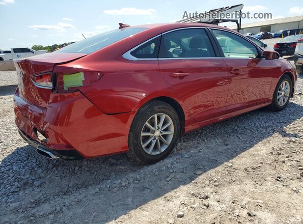 5NPE24AF3KH769186 2019 HYUNDAI SONATA Maroon უკანა მარჯვენა