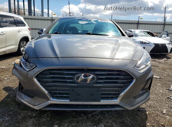 5NPE24AF3KH808603 2019 HYUNDAI SONATA Gray Դիմացի տեսք