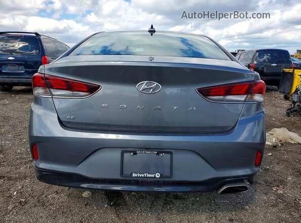 5NPE24AF3KH808603 2019 HYUNDAI SONATA Gray Հետևի տեսք