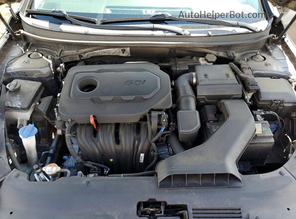 5NPE24AF3KH808603 2019 HYUNDAI SONATA Gray Սալոնի հետևի տեսք