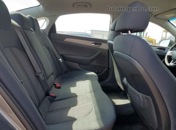 5NPE24AF3KH808603 2019 HYUNDAI SONATA Gray Հետևի նստատեղերի տեսք