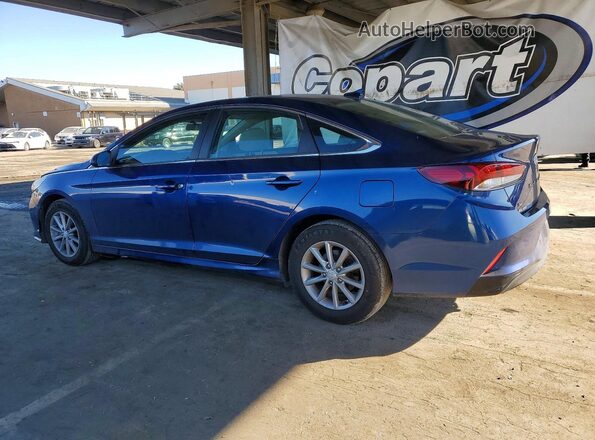 5NPE24AF3KH816376 2019 HYUNDAI SONATA Blue Задня ліва чверть