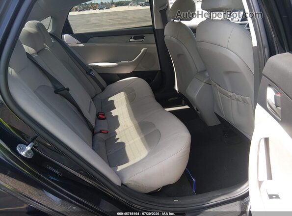 5NPE24AF3KH819603 2019 HYUNDAI SONATA Black Widok naklejki z numerem VIN