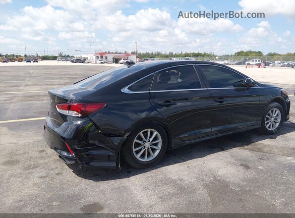 5NPE24AF3KH819603 2019 HYUNDAI SONATA Black Tył prawy