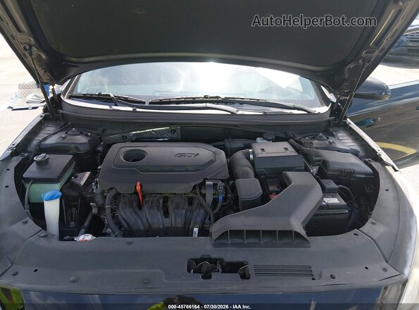 5NPE24AF3KH819603 2019 HYUNDAI SONATA Black Widok z tyłu