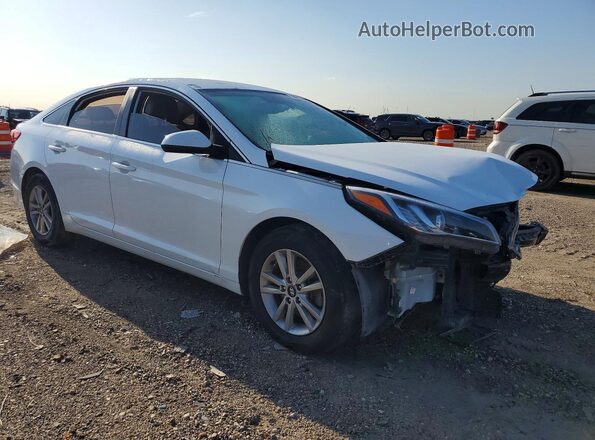 5NPE24AF4GH264782 2016 HYUNDAI SONATA White Przód prawy