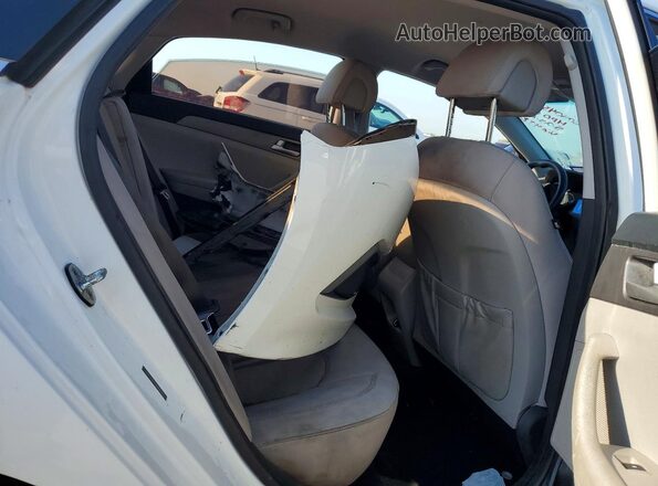 5NPE24AF4GH264782 2016 HYUNDAI SONATA White Widok tylnych siedzeń