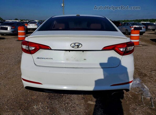 5NPE24AF4GH264782 2016 HYUNDAI SONATA White Widok z tyłu