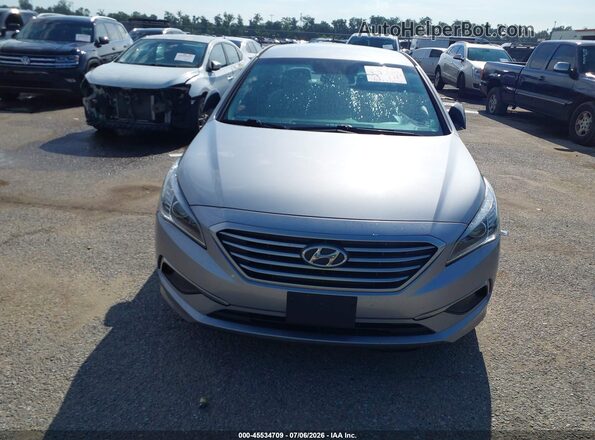 5NPE24AF4GH271750 2016 HYUNDAI SONATA Blue Front view