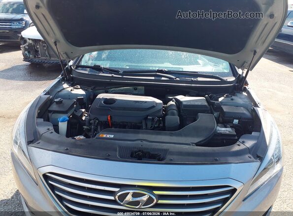 5NPE24AF4GH271750 2016 HYUNDAI SONATA Blue Rear view