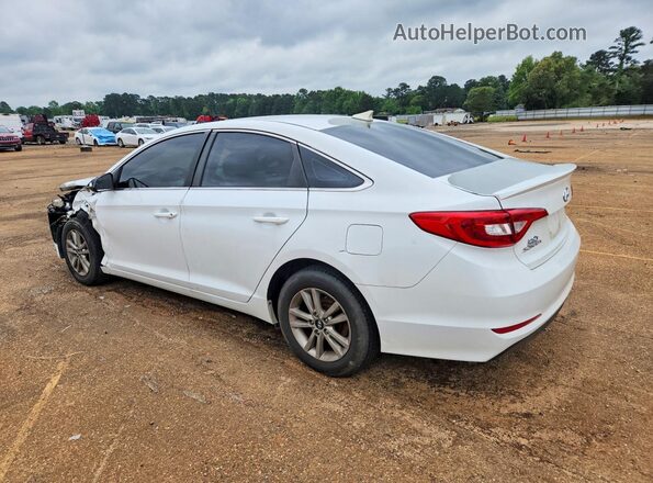 5NPE24AF4GH285017 2016 HYUNDAI SONATA White უკანა მარცხენა