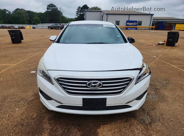 5NPE24AF4GH285017 2016 HYUNDAI SONATA White წინა ხედი