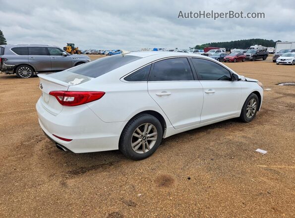 5NPE24AF4GH285017 2016 HYUNDAI SONATA White უკანა მარჯვენა