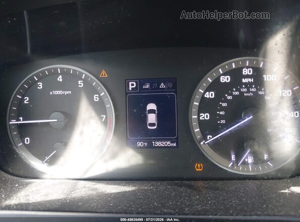5NPE24AF4GH285342 2016 HYUNDAI SONATA Red Вид задніх сидінь