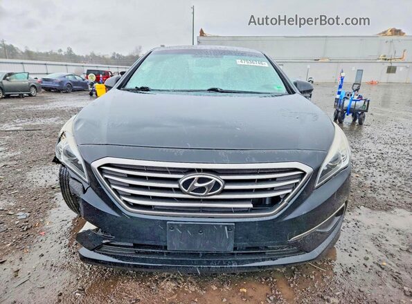 5NPE24AF4GH302009 2016 HYUNDAI SONATA Black Вид спереду