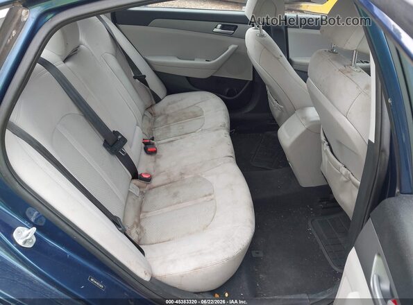 5NPE24AF4GH333678 2016 HYUNDAI SONATA Blue Вид наклейки з VIN-кодом