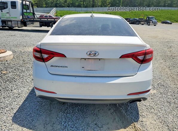 5NPE24AF4GH333793 2016 HYUNDAI SONATA White უკანა ხედი
