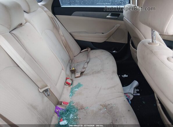 5NPE24AF4GH344535 2016 HYUNDAI SONATA Brown Widok naklejki z numerem VIN