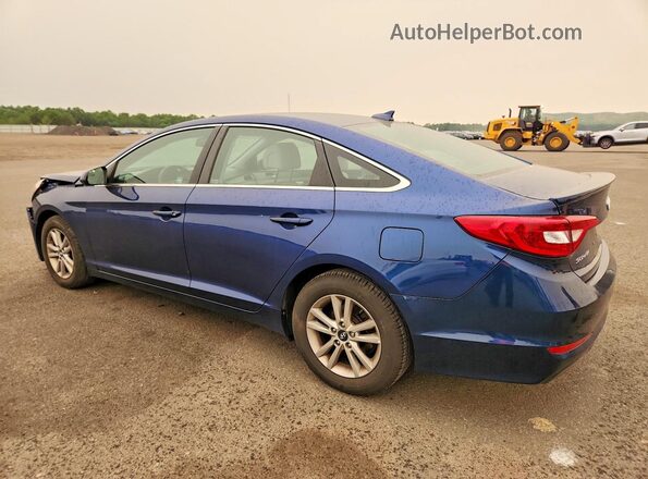 5NPE24AF4GH346723 2016 HYUNDAI SONATA Blue Trasero izquierdo