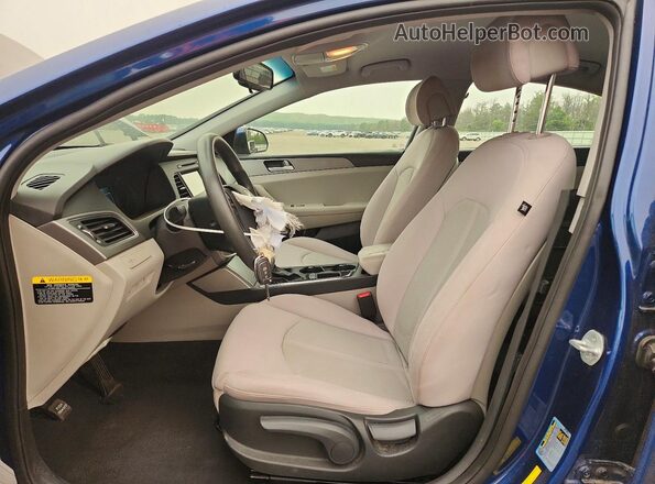 5NPE24AF4GH346723 2016 HYUNDAI SONATA Blue Vista interior delantera