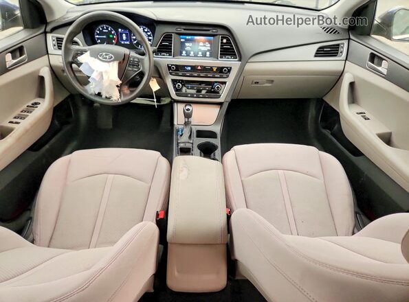 5NPE24AF4GH346723 2016 HYUNDAI SONATA Blue Vista del salpicadero