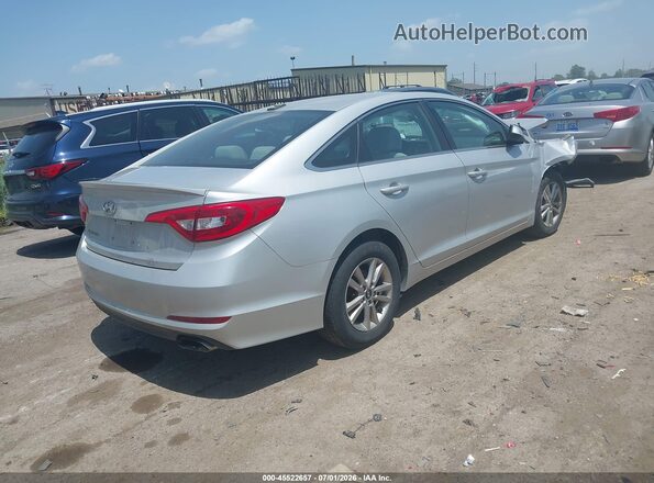 5NPE24AF4GH358287 2016 HYUNDAI SONATA Silver Tył prawy
