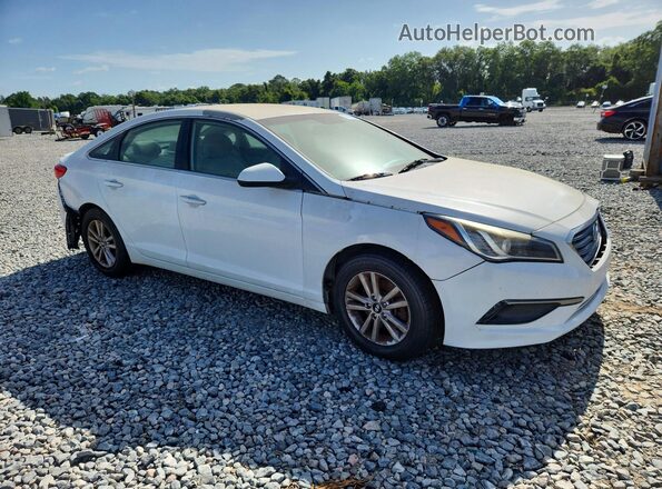 5NPE24AF4GH359388 2016 HYUNDAI SONATA White Передня права чверть