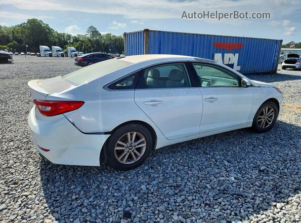 5NPE24AF4GH359388 2016 HYUNDAI SONATA White Задня права чверть