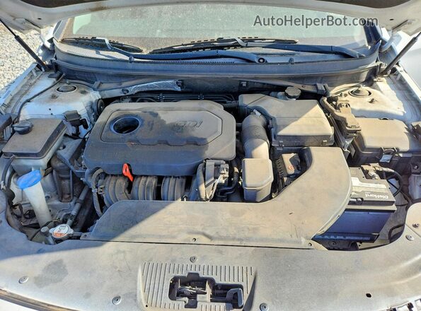 5NPE24AF4GH359388 2016 HYUNDAI SONATA White Вид задньої частини салону