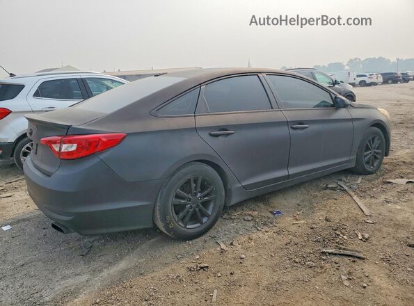 5NPE24AF4GH371346 2016 HYUNDAI SONATA Black Tył prawy