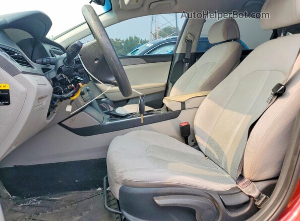 5NPE24AF4GH371346 2016 HYUNDAI SONATA Black Widok wnętrza z przodu
