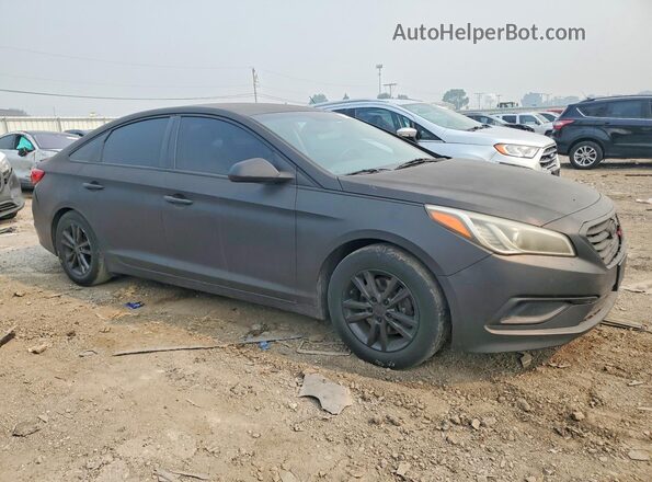 5NPE24AF4GH371346 2016 HYUNDAI SONATA Black Przód prawy