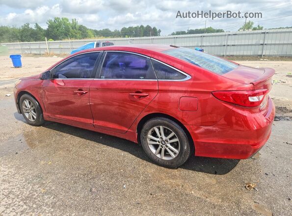5NPE24AF4GH373291 2016 HYUNDAI SONATA Burgundy Tył lewy