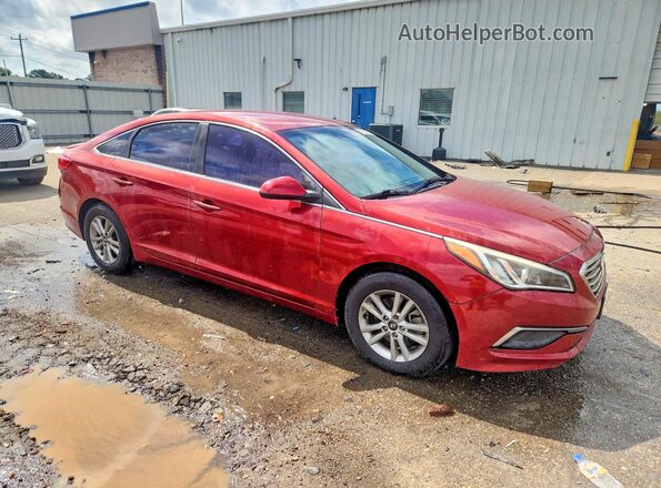 5NPE24AF4GH373291 2016 HYUNDAI SONATA Burgundy Przód prawy
