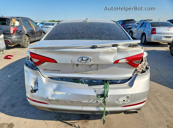 5NPE24AF4GH374747 2016 HYUNDAI SONATA Silver Հետևի տեսք