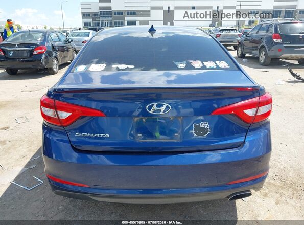 5NPE24AF4GH385389 2016 HYUNDAI SONATA Blue 